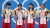 Китай получил золото в женской эстафете по плаванию