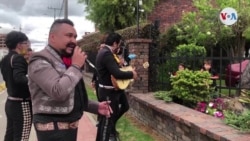 Mariachis cantan en las calles y despiertan la solidaridad en Colombia