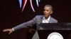 Former U.S. President Barack Obama gestures as he delivers his speech during the 4th Congress of the Indonesian Diaspora Network in Jakarta, Indonesia, Saturday, July 1, 2017.