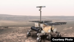 A drawing of European Space Agency's ExoMars Rover