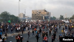 عراق میں حکومت مخالف مظاہروں کا آغاز منگل سے ہوا تھا۔