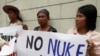 Biểu tình phản đối điện hạt nhân trước đại sứ quán VN ở Bangkok