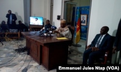 Issa Tchiroma annonce officiellement l'extradition vers le Cameroun de 47 sécessionnistes anglophones, Yaoundé, le 29 janvier 2018