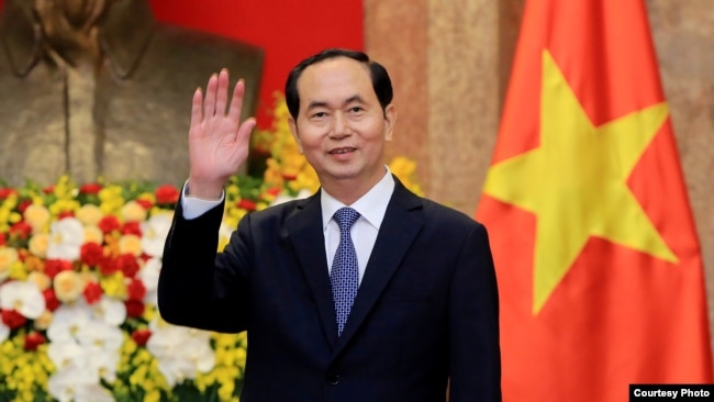 越南国家主席陈大光2018年3月23日参加一个活动