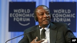 Guinea's President Alpha Conde, January 26, 2012.