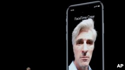 FILE - Craig Federighi, Apple's senior vice president of Software Engineering, talks about FaceTime on June 4, 2018. He probably never thought it'd be used for eels in 2020.
