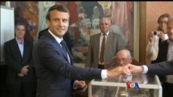 ပြင်သစ်ရွေးကောက်ပွဲ သမ္မတ Macron ပါတီ ဦးဆောင်