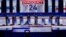 Smjerom kazaljke sata od lijevo gore: senator Tim Scott, guverner Ron DeSantis, bivša guvernerka Nikki Haley, Vivek Ramaswami, bivši guverner Asa Hutchinson, guverner Doug Burnum, bivši potpredsjednik Mike Pence, bivši guverner Chris Christie.