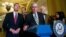 Senate Majority Leader Mitch McConnell of Ky., center, accompanied by, from left, Sen. John Barrasso, R-Wyo., Sen. John Thune, R-S.D., and Senate Majority Whip John Cornyn of Texas, pauses during a news conference on Capitol Hill, April 5, 2016. 