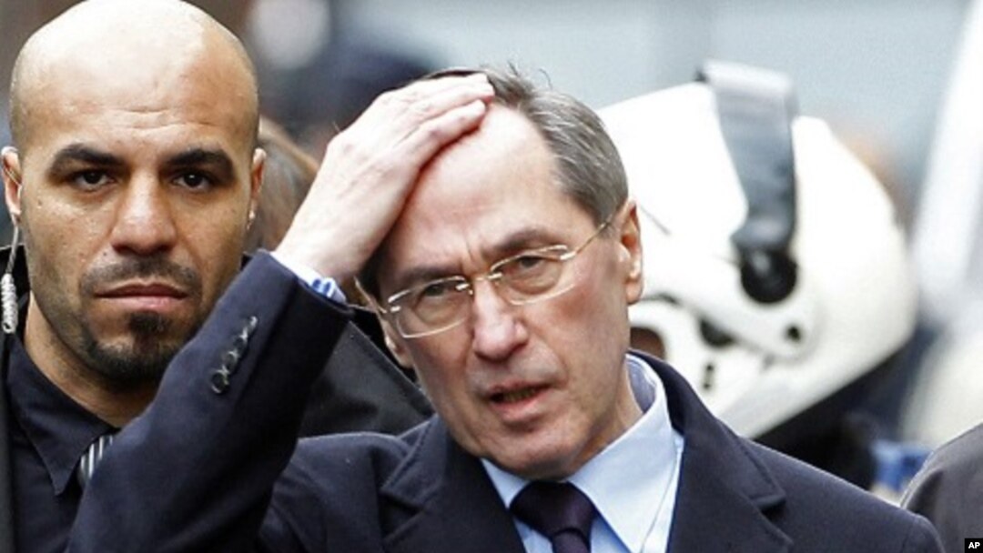 France's Interior Minister Claude Gueant arrives to speak to the media after the assault to capture gunman Mohamed Merah during a raid on a five-story building to arrest a suspect in the killings of three children and a rabbi on Monday at a Jewish school,