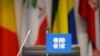 An OPEC flag is seen on the day of OPEC+ meeting in Vienna in Vienna, Austria October 5, 2022. 