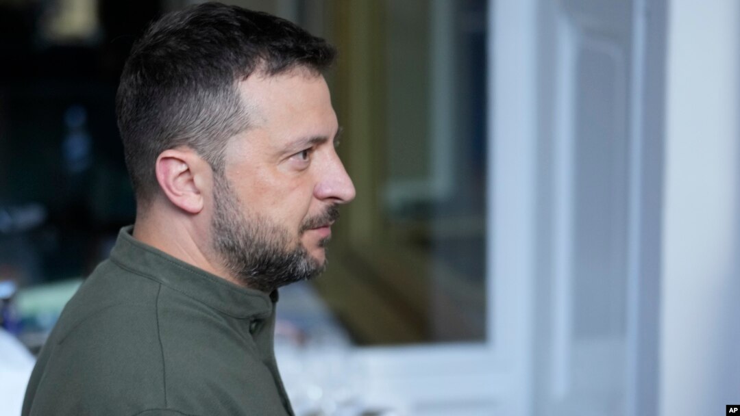 Ukrajinski predsjednik Volodimir Zelenski na ekonomskom forumu u Italiji (Foto: AP/Luca Bruno)