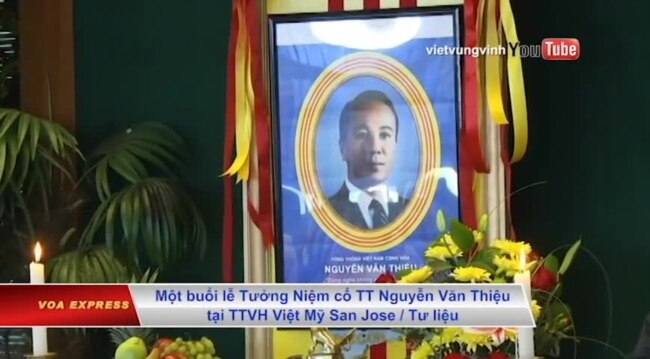 Người Việt tại Mỹ tưởng nhớ cố Tổng thống Nguyễn Văn Thiệu