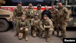 Volodimir Zelenski u poseti ukrajinskim vojnicima.