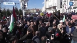 ABD’nin Ortadoğu Planı İstanbul’da Protesto Edildi