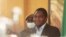 Le président élu Hakainde Hichilema lors d'une conférence de presse dans sa résidence de Lusaka, en Zambie, le 16 août 2021.
