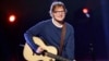 British singer Ed Sheeran performs during the Italian State RAI TV program in Milan, Italy. 