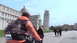 برج کج شهر پیزا به روی گردشگران در ایتالیا باز شد