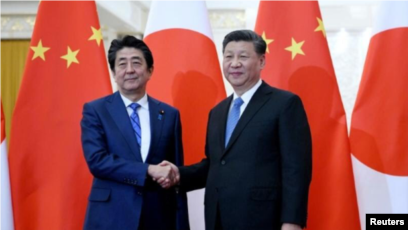 日本首相安倍晋三谈香港新疆习近平则一语带过