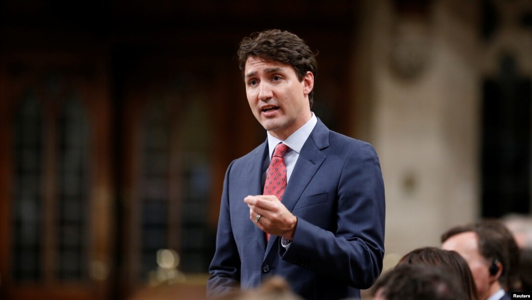 PM Kanada, Justin Trudeau di Gedung Parlemen Kanada di Ottawa, Ontario, Kanada, 3 Mei 2017. (REUTERS/Chris Wattie).