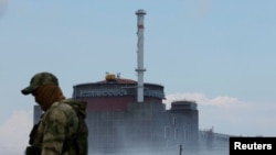 FILE PHOTO - Zaporizhzhia Nuclear Power Plant near Enerhodar