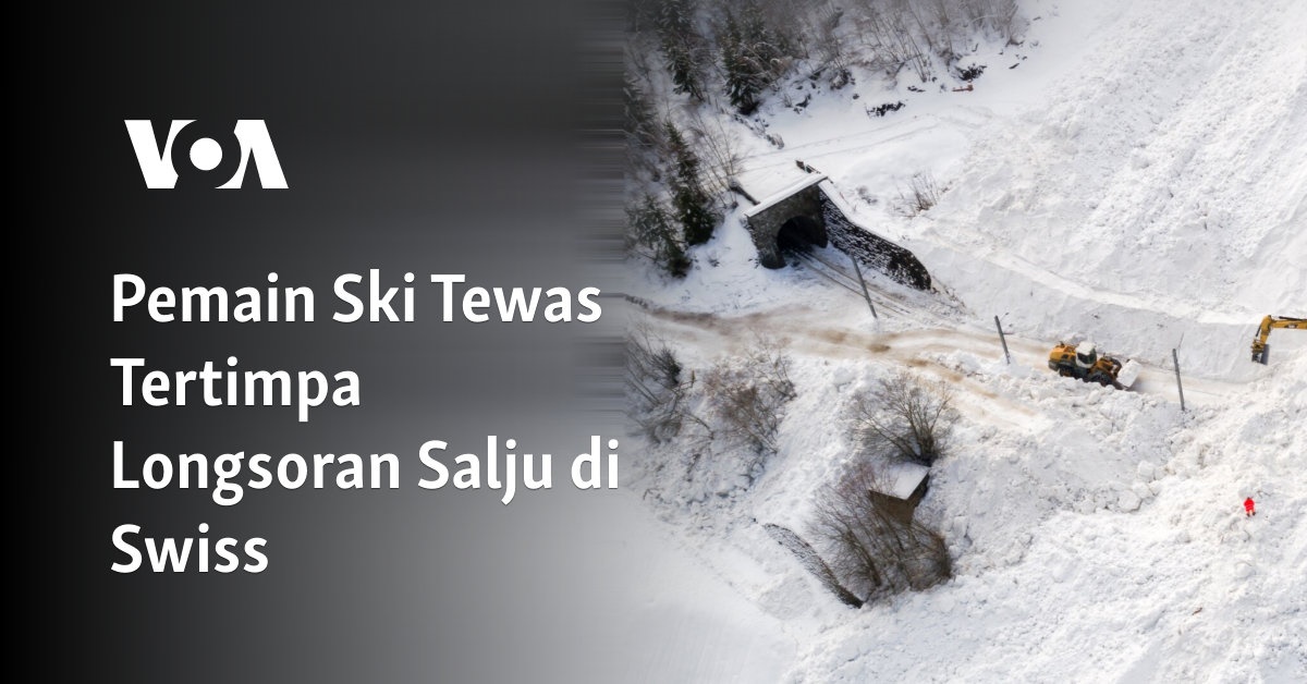 Pemain Ski Tewas Tertimpa Longsoran Salju di Swiss