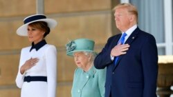 Le président Trump poursuit sa visite d’Etat en Grande Bretagne