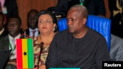 Ghana's President John Dramani Mahama attends the 43rd ECOWAS meeting in Abuja.