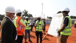 Lançamento da primeira pedra para a construção do Hospital Matola Santos, Maputo, Moçambique. 27 agosto 2020