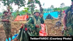 Mampinga ya ekolo Congo démocratique FARDC na Kididiwe, Beni, Nord-Kivu, 12 novembre 2019. (Twitter/FARDC)