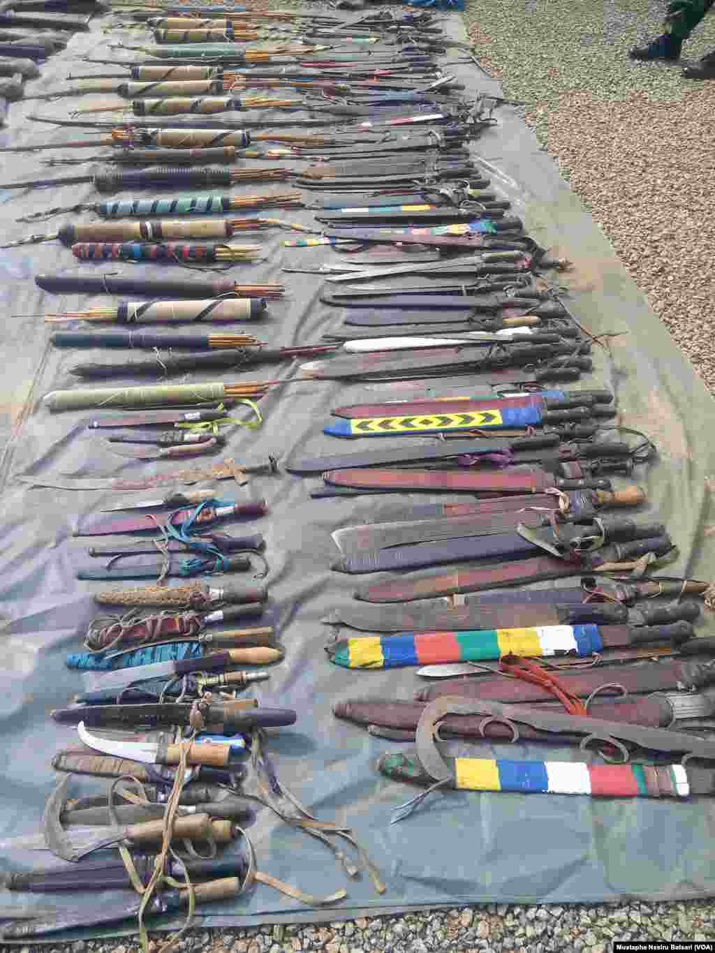 Makaman Da Sojoji Suka Kama A Jihar Niger
