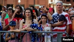 A public reading the U.S. Declaration of Independence in Boston, Massachusetts July 4, 2013. 