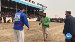 Shibirg'on o'zbeklari kurash maydonida