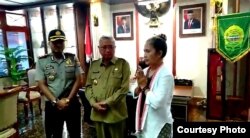 Pertemuan Bupati Bantul, Utiek Suprapti dan seluruh pihak untuk melakukan klarifikasi, Senin, 18 November 2019. (Foto:ist).