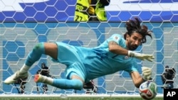 د ایران ګول ساتونکی علیرضا بیرانوند