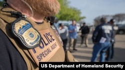 美国移民和海关执法局调查人员执行任务（2019年4月3日）