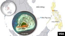 Bản đồ đảo Pag-asa.