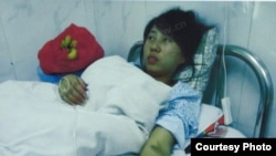 冯建梅在医院被强制引产