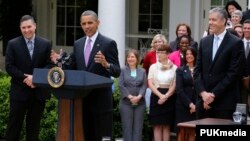 El presidente Obama recibió en la Casa Blanca al ganador del premio a mejor profesor del año, así como también a los finalistas de todo el país.