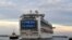 The cruise ship Ruby Princess departs from Port Kembla, some 80 kilometers south of Sydney, on April 23, 2020.