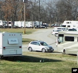 More than 20 homeless families currently live at the Timberline Campground in Lebanon, Tennesee.