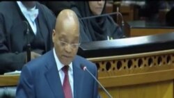 南非議會阻止總統講話而陷入混亂