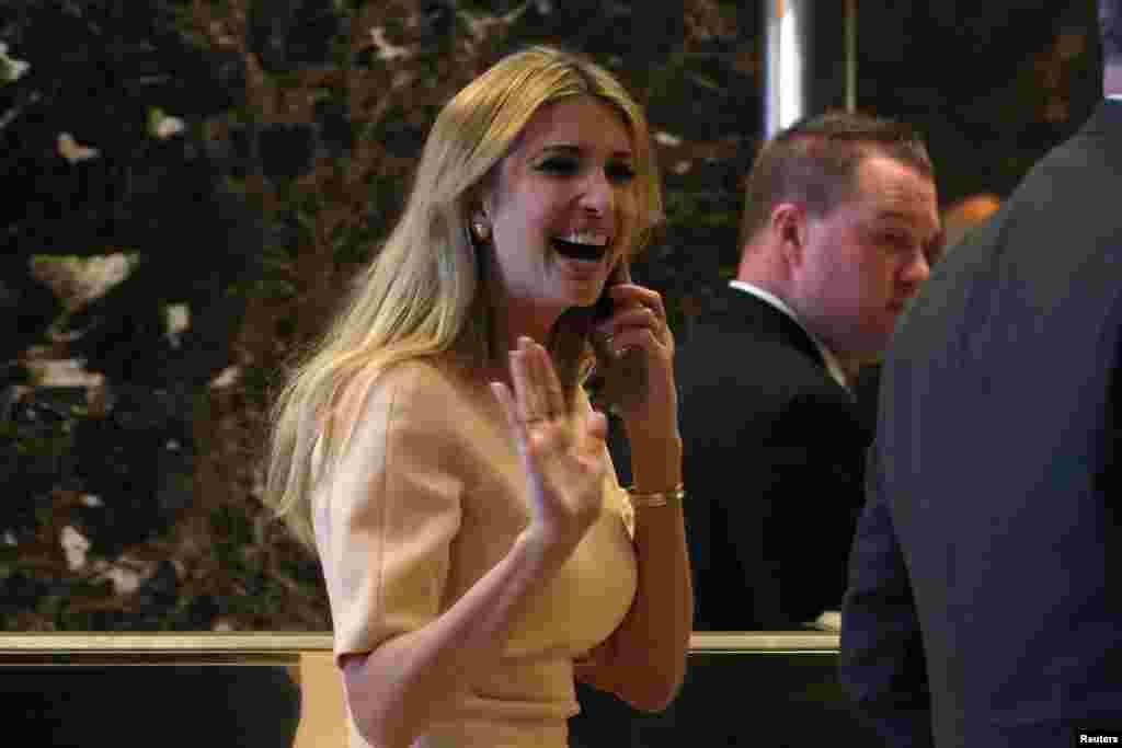 Republican President-elect Donald Trump&#39;s daughter Ivanka Trump is a member of the transition team.
