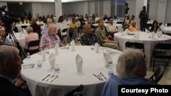 Muslims around the world are observing the holy month Ramadan, which includes fasting from sunrise to sunset. At the Bait-ur-Rehman Mosque in Silver Spring, Maryland, about 200 people gathered for an after-sunset iftar dinner. (Courtesy - Bait-ur-Rehman Mosque)