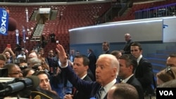 Vice president Biden at DNC