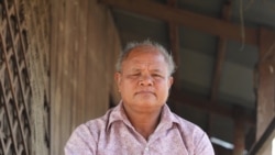 Phav Yorn, a Kuoy indigenous villager, said he had lost approximately 6 hectares of land to Rui Feng company in 2012, Preah Vihear province, Saturday, February 1, 2020. (Sun Narin/VOA Khmer)