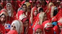 کشمیر میں اجتماعی شادیوں کی تقریب