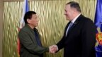 Ngoại trưởng Mỹ Mike Pompeo và Tổng thống Philippines Duterte.