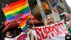 紐約支持同性戀者。