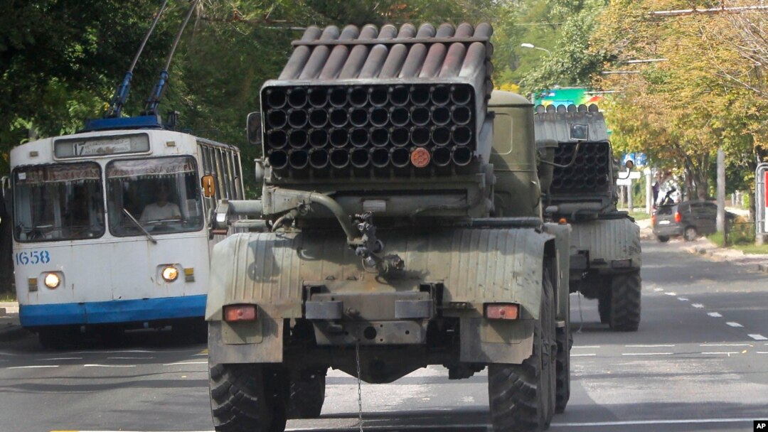 Pasukan pemberontak pro-Rusia di Donetsk, Ukraina timur (foto: dok).